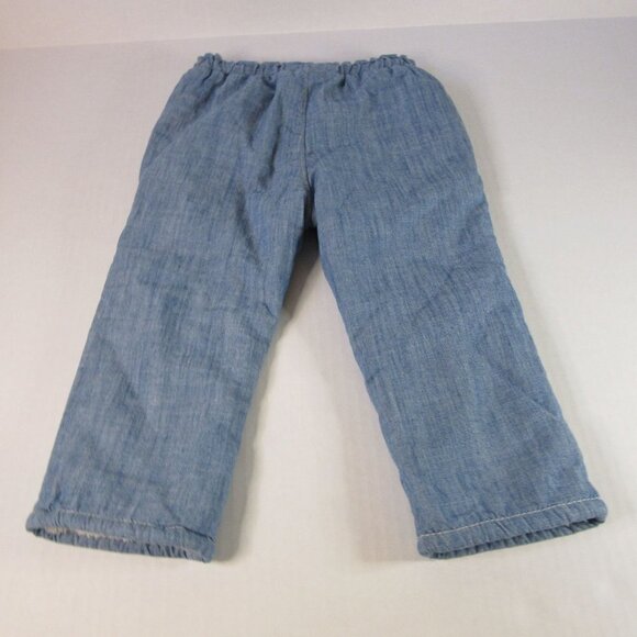 Gap Denim Baby Fleece Lined Jeans 24 Months - Picture 2 of 4